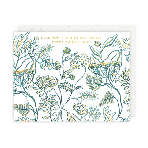 Whimsical Floral - Mother's Day Card